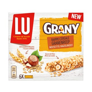 LU | Grany | Barres céréal | Noisettes 