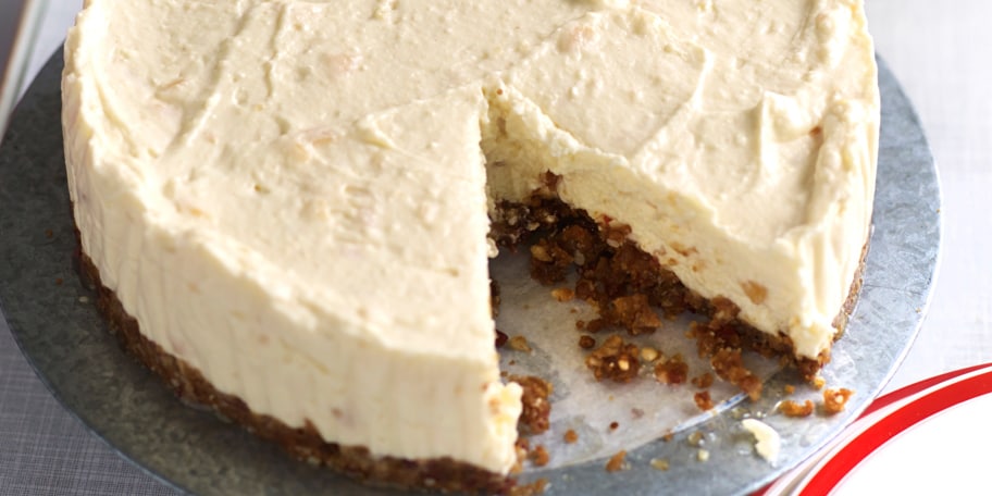 Cheesecake met appel-kaneelconfituur