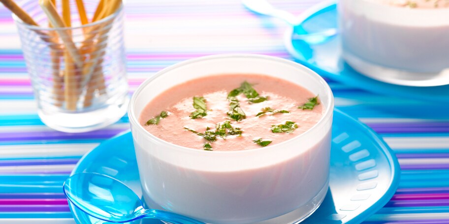 Vélouté bien frais aux tomates