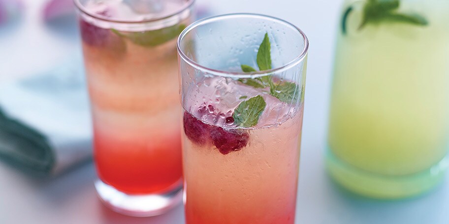 Citronnade au sirop de fruits