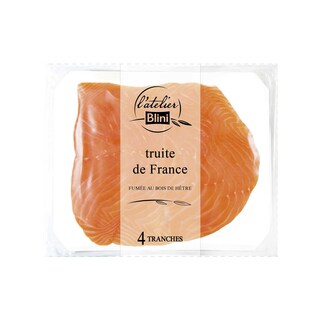 L'atelier Blini | Truite saumonée | Fumée | France 