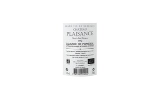 France - Frankrijk | Bordeaux - Lalande de Pomerol | Château Plaisance  2014 | Bio 