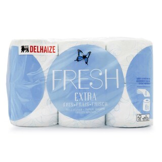 Delhaize | Eco | Papier toilette | 4 Plis | Extra Fresh | Eco 
