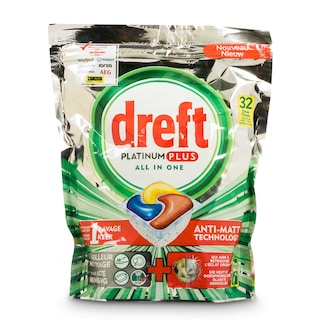 Dreft | Tablettes Lave-Vaisselle | Platinum Plus ADW | 32T 