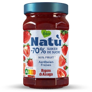 Natù | Fruitbeleg | Aardbeien | Bio 