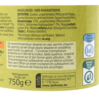 Delhaize | Smeerpasta | Hazelnoot 