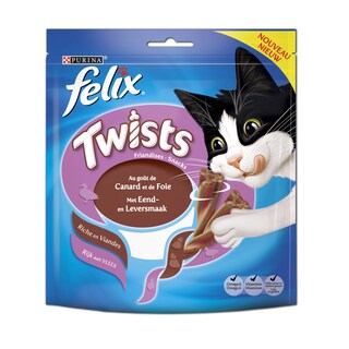Purina | Felix | Aliment chat | Twists | Canard - foie 