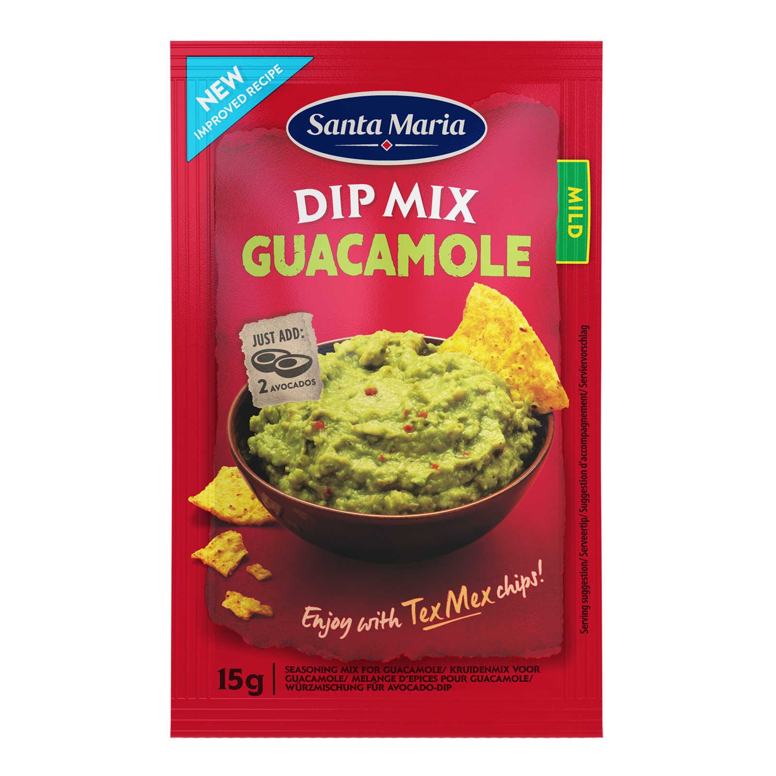 Santa Maria Dip Mix Guacamole 15 gr Delhaize