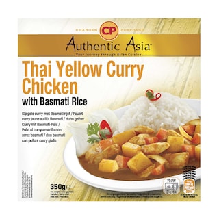 Authentic Asia | Kip | Gele curry | Jasmijnrijst 