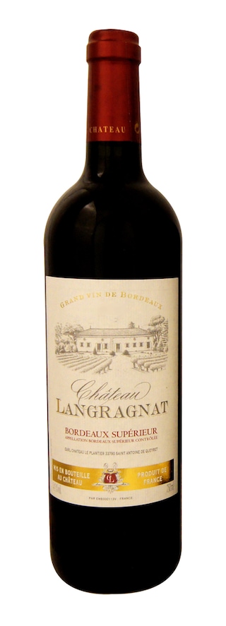 France - Frankrijk | Bordeaux - Bordeaux Supérieur | Château Langragnat | Houten Kist | 2019 | Rood 