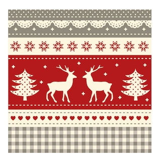 Happy Paper | Serviettes | Eiger rouge | 33cm 