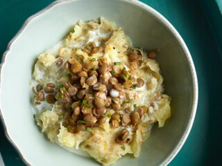 Stoemp met blonde linzen en een vleugje curry
