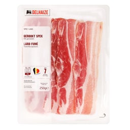 Delhaize | Lard fumé | Tranches 