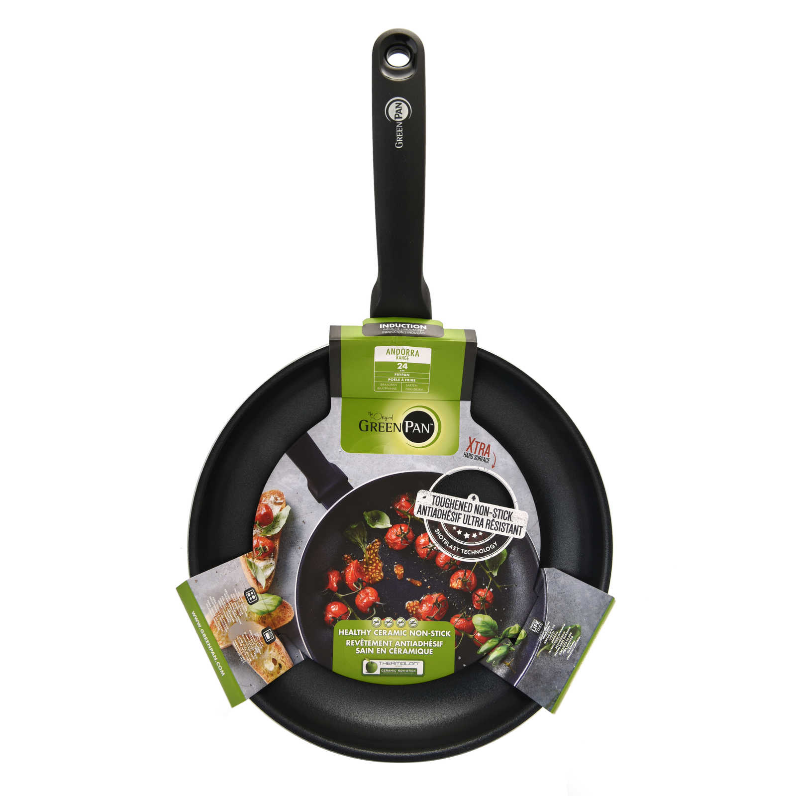 GreenPan Andorra Healthy Ceramic Non-Stick 24 cm Frying Pan