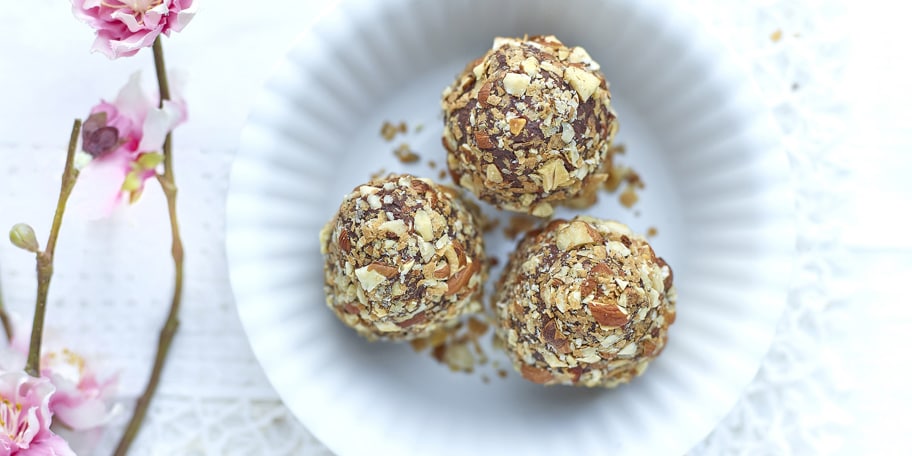 Chocolade-eieren met praliné