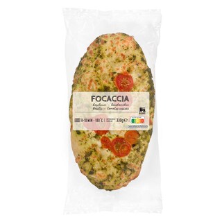 Delhaize | Focaccia | Basilicum | Tomaat 330 gr