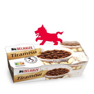Delhaize | Tiramisu | 2+1 gratuit 