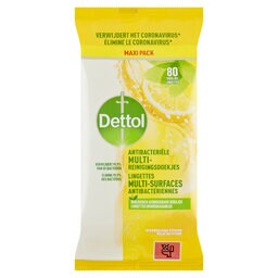 Dettol | Lingettes Multi-Surfaces | Citrus | 80st 