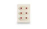 Domino 3*2.5A | Wit