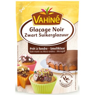 Vahiné | Suikerglazuur | Zwart | Smeltklaar 