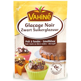 Vahiné | Suikerglazuur | Zwart | Smeltklaar 