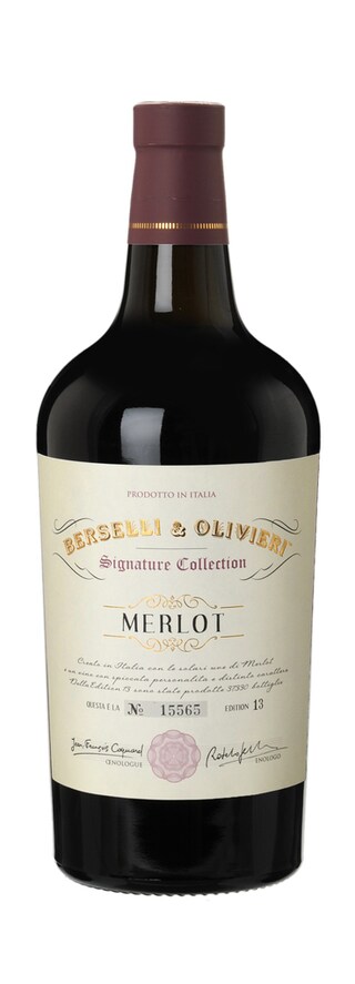 ITALIA - PIEMONTE-LOMBARDIA | Berselli & Olivieri Signature Merlot 13 Rouge 