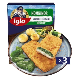 Iglo | Kombinos | Epinards | 3 pièces 