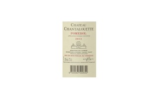 FR BORDEAUX POMEROL | Château Chantalouette 2013 