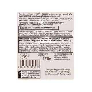 Taste of Inspirations | Parmigiano reggiano | AOP | Bloc +/- 250 gr