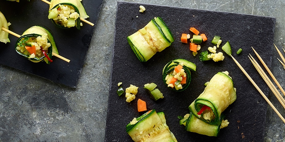 Rouleaux de courgette