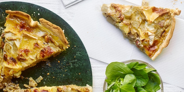 Quiche aux chicons et au camembert