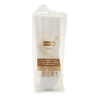 Delhaize | Fourchette | Blanc | Plastique | 165 mm 