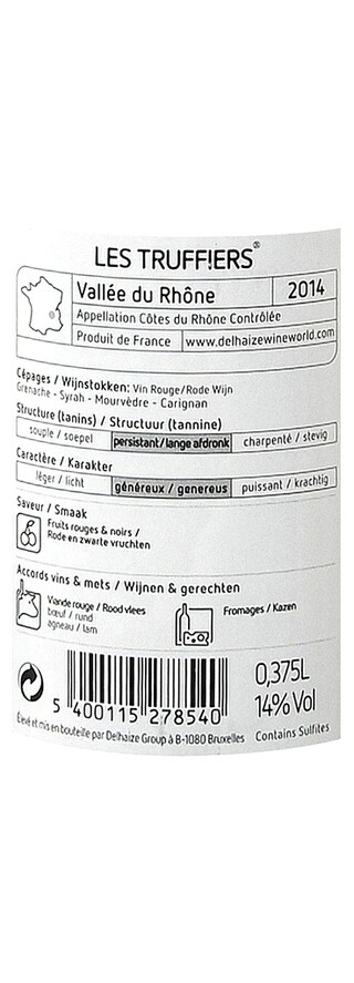 France - Frankrijk | Rhône - Côtes du Rhône | Les Truffiers Rouge 