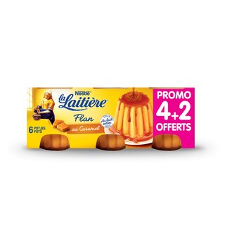 La Laitière | Flan | Caramel | 4+2 gratis 