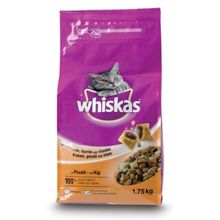 WHISKAS | Aliment chat | Poulet | + 250 g gratuit 