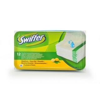 Swiffer | 12 Lingettes | Humide | Taches difficiles | 1+1 