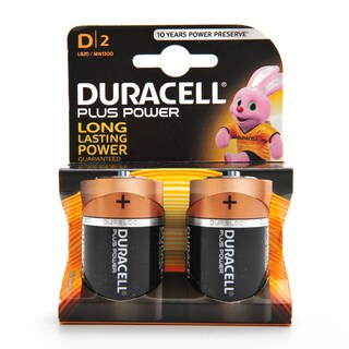 Duracell | Piles | Plus power | Alkaline | D 