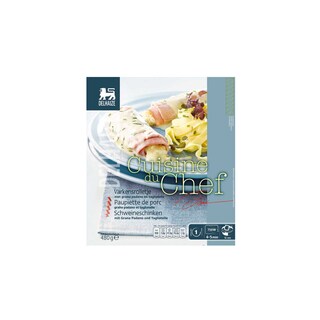Delhaize | Cuisine du Chef | Paupiette de porc | Grana padano-Tagliatelle 