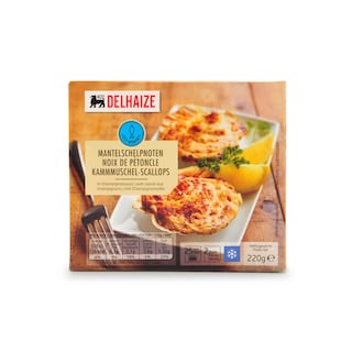 Delhaize | Sint-jakobsschelpen | Met witt 