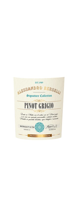 Italie - Italië | Trentino - Alto Adige | Signature Pinot Gris Collio | 2019 | Blanc 