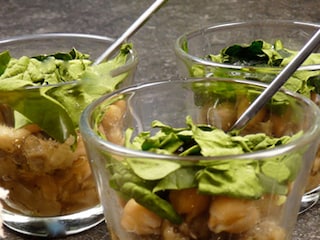 Verrine de légumes à la marocaine