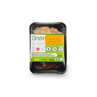 DIET IN THE BOX | STEACK HACHE  VEAU PUREE LEG. 