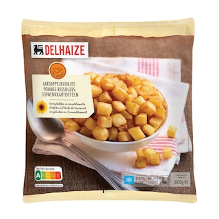 Delhaize | Aardappelblokjes 600 gr