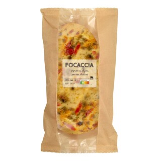 Delhaize | Focaccia | Poivron/Olives 