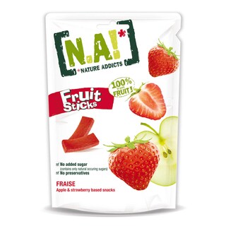 N.A! | Bonbons | Fruit sticks | Fraise 35 gr