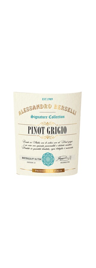 Italie - Italië | FRIOUL - VENETIE | Signature Pinot Gris Collio 2021 Wit 