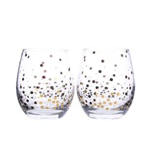 Kaemingk | Giftbox | Verres à eau | Points dorés 