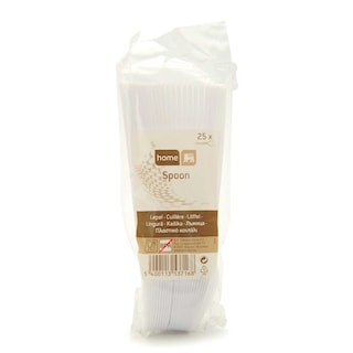 Delhaize | Cuillère | Blanc | Plastique 
