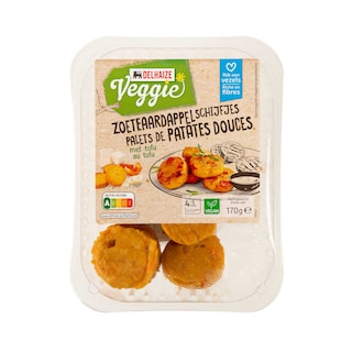 Delhaize | Zoete aardappelschijfjes 