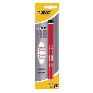 Bic | Gilbert | Crayons graphites|HB|n° 2|Qualité superieure 2 pc